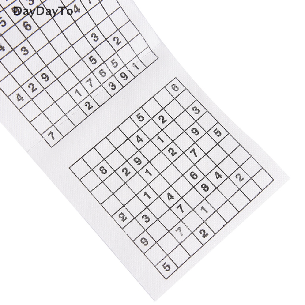 1 Cuộn 2 Giấy Vệ Sinh In Hình Trò Chơi Sudoku Vui Nhộn