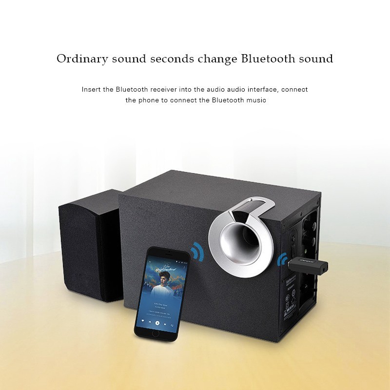 Đầu thu âm thanh bluetooth USB không dây chất lượng cao