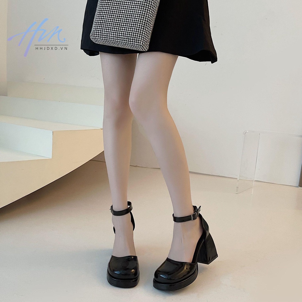 Giày sandal cao gót phong cách retro thời trang hè dễ phối đồ năm 2022 cho nữ