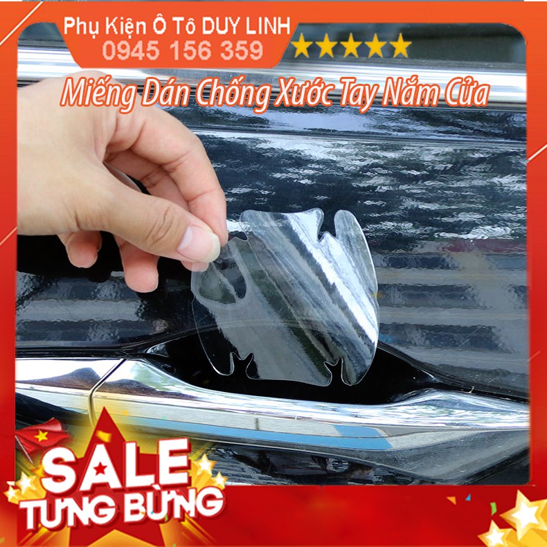 [ Freeship Toàn quốc,bảo hành] Bộ 4 Miếng Dán Chống Xước Hõm Tay Nắm Ô TÔ