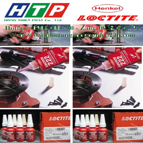 Loctite 222 loại 50ml khóa ren màu hồng