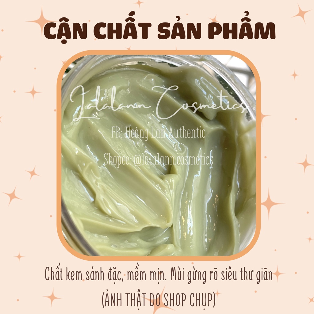 Kem ủ tóc gừng kích thích mọc tóc Massage da đầu thư giãn chuẩn Spa