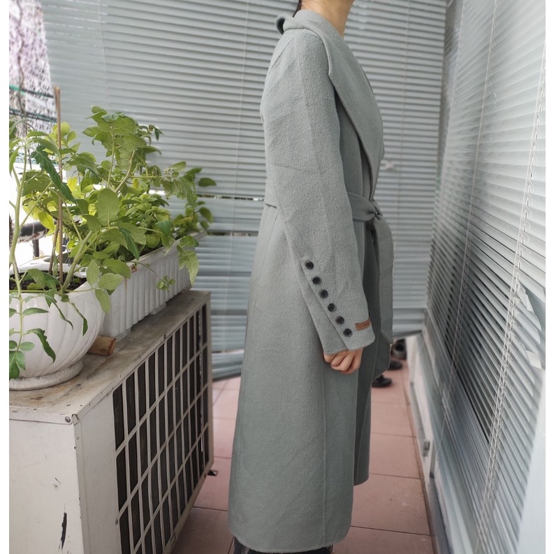 Áo khoác Măng tô Dạ Hàn second-hand, áo mangto, Trench coat Big size, free size- Đồ Si Bon MT13