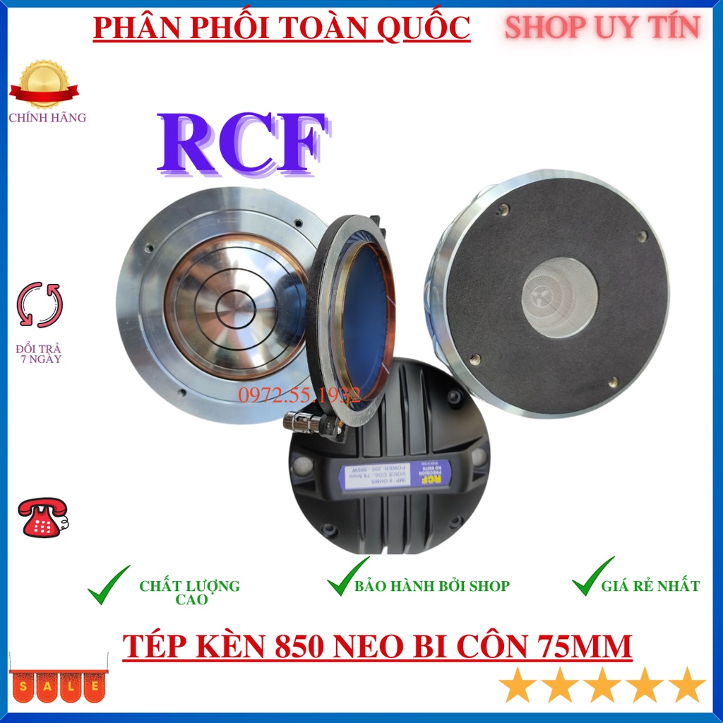 Củ tép kèn 850 neo bi RCF côn 75 mâm kim loại loa tép kèn sân khấu hàng chất lượng cao- GIÁ 1 CHIẾC-Linh kien33