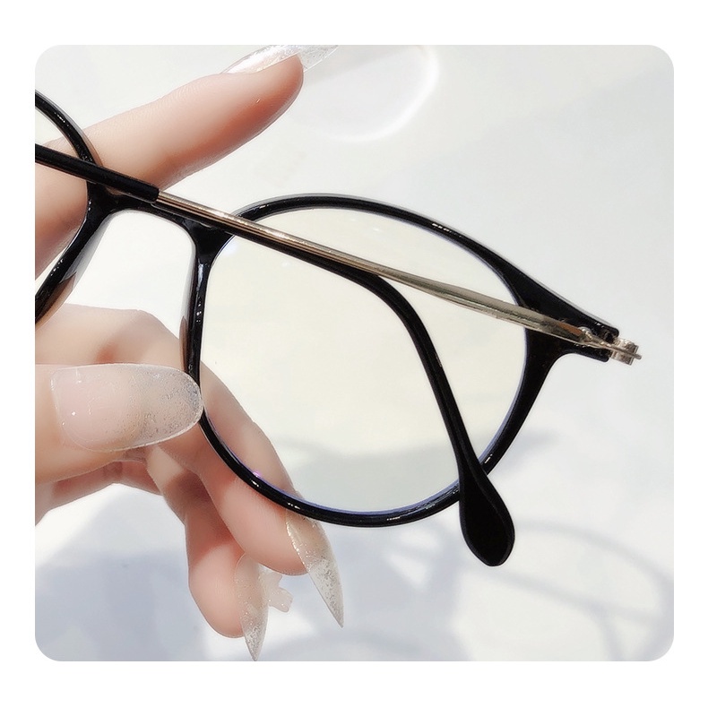 Mắt kính TR90 gọng vuông cỡ lớn chống ánh sáng xanh cá tính cho nữ