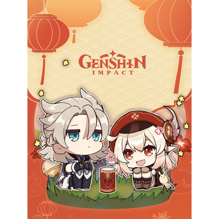 Standee Mini GENSHIN IMPACT CHIBI game tượng acrylic anime trang trí trưng bày xinh xắn