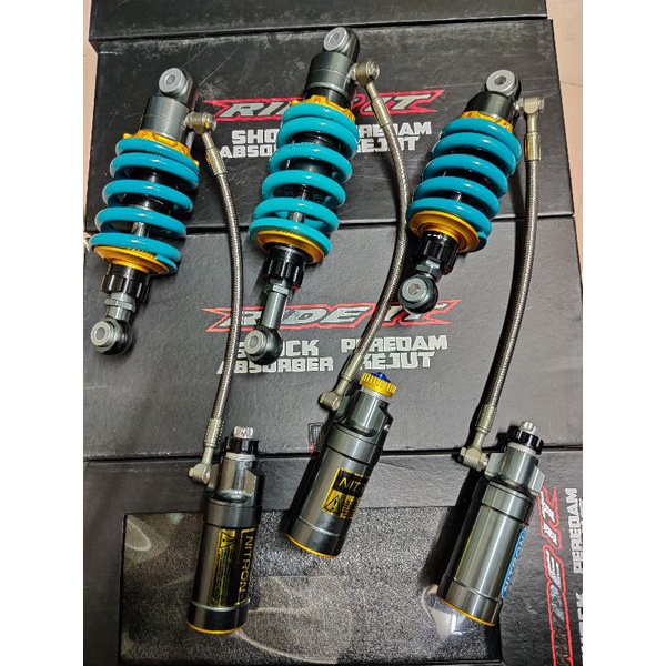 Phuộc NITRON bình dầu xoay 360 lắp Ex2010 Ex135 Ex150 Ex155 Ex2011 Winner WinnerX WinnerV1 Sonic Raider Satria