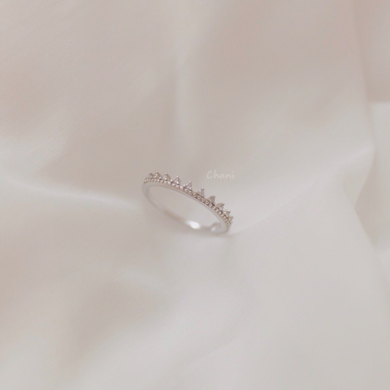 Nhẫn Bạc Vương Miện Mini