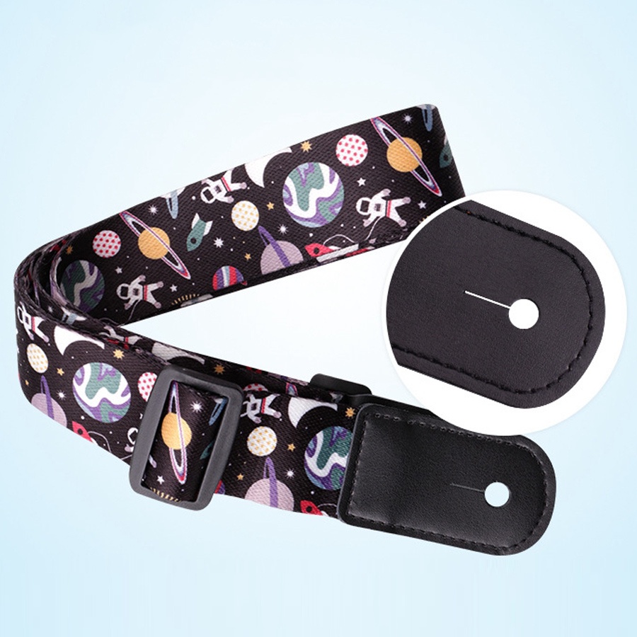 Dây Đeo Đàn Ukulele Bằng Da PU Mềm 3.8cm Điều Chỉnh Được Tiện Dụng