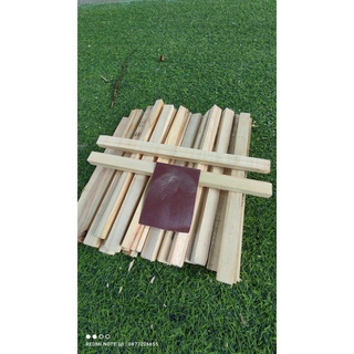 Tổng Siêu rẻ 1 Nan pallet ( tặng kèm giấy giáp ) có lỗ đinh làm khung lồng chim, loa đài 1,5 x 2 x 20/30/40cm HP Decor