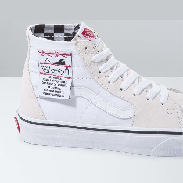 Giày Vans Sk8-Hi DIY Tapered White - VN0A4U1624F