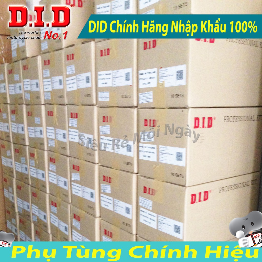 Nhông sên dĩa DID 10ly Dream, Wave100, RS, Future 125, Sirius, Axelo, Viva Fi ,MSX, Exciter, Winner Chính Hãng Nhập Khẩu