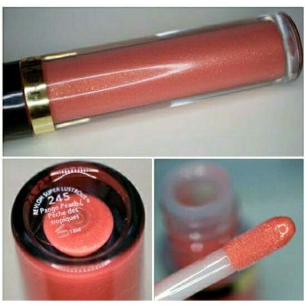 Son kem lỳ có dưỡng Revlon Super Lustrous Lip Gloss - 245 Pango Peach (Mỹ)