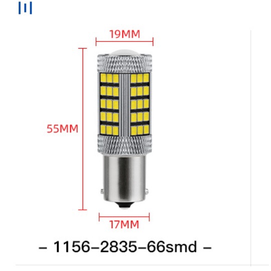 Bóng đèn Led lùi xe ô tô sáng trắng