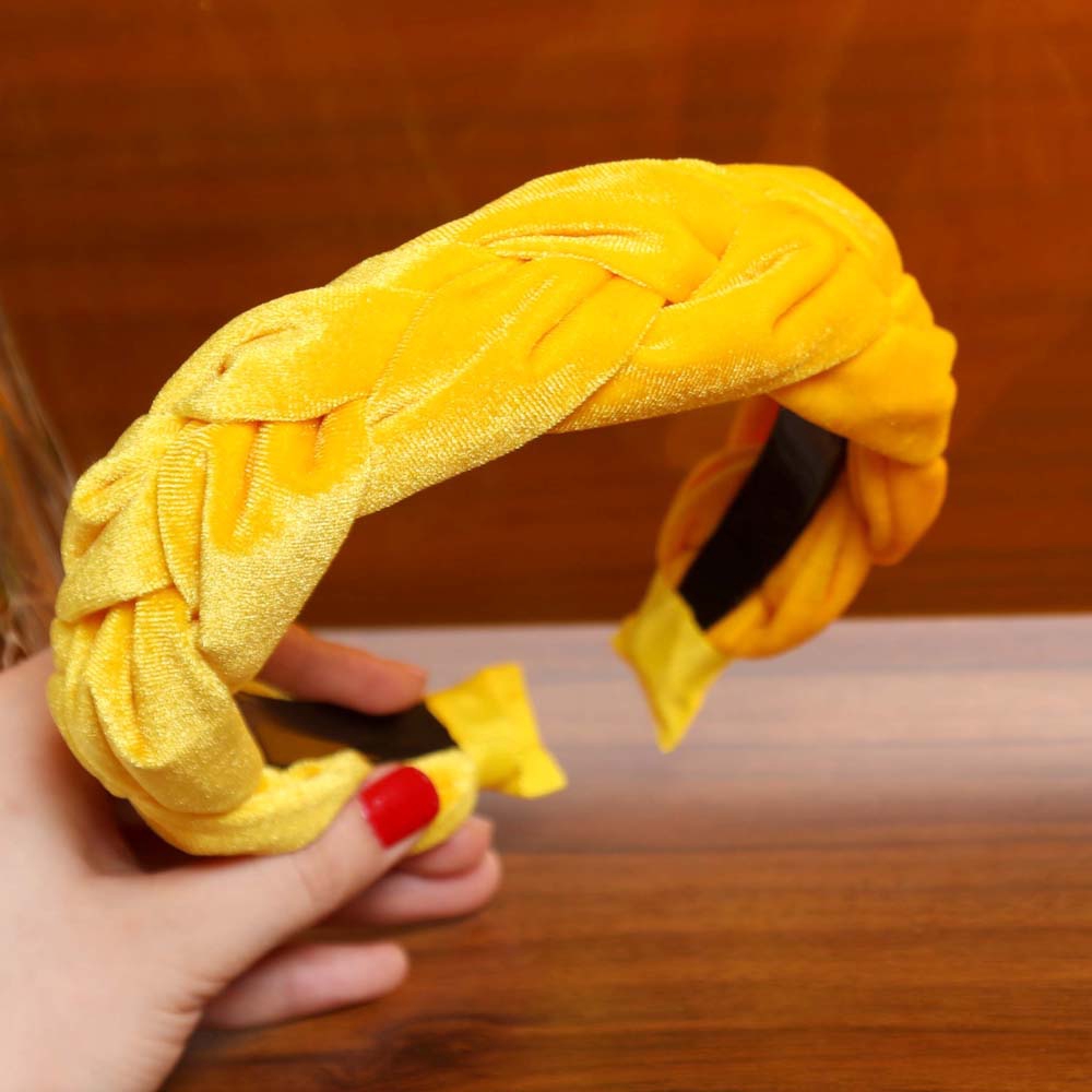 Haimeikang Phụ kiện tóc thời trang nữ Băng đô nhung mềm