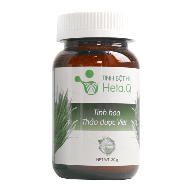 Tinh bột Hẹ Heta.Q - Hỗ trợ giúp giảm ho do viêm nhiễm đường hô hấp (30G)