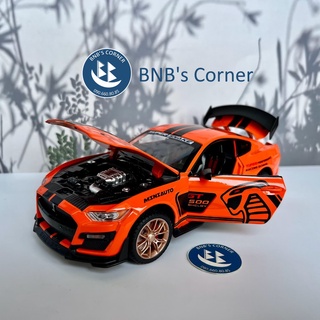 Mô hình xe 1:24 ford mustang shelby gt500 hãng miniauto