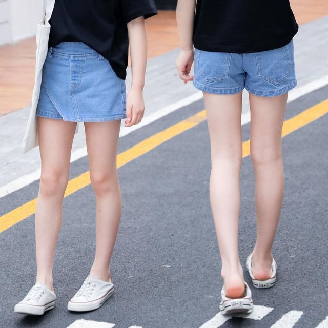 Đầm Jean Denim Mùa Hè Cho Bé Gái