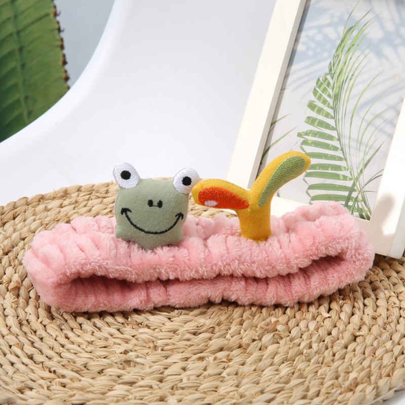 Flgo Băng Đô Co Giãn Hình Ếch Hoạt Hình Vui Nhộn Thời Trang