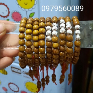 Vòng dâu tằm 3 bi bạc