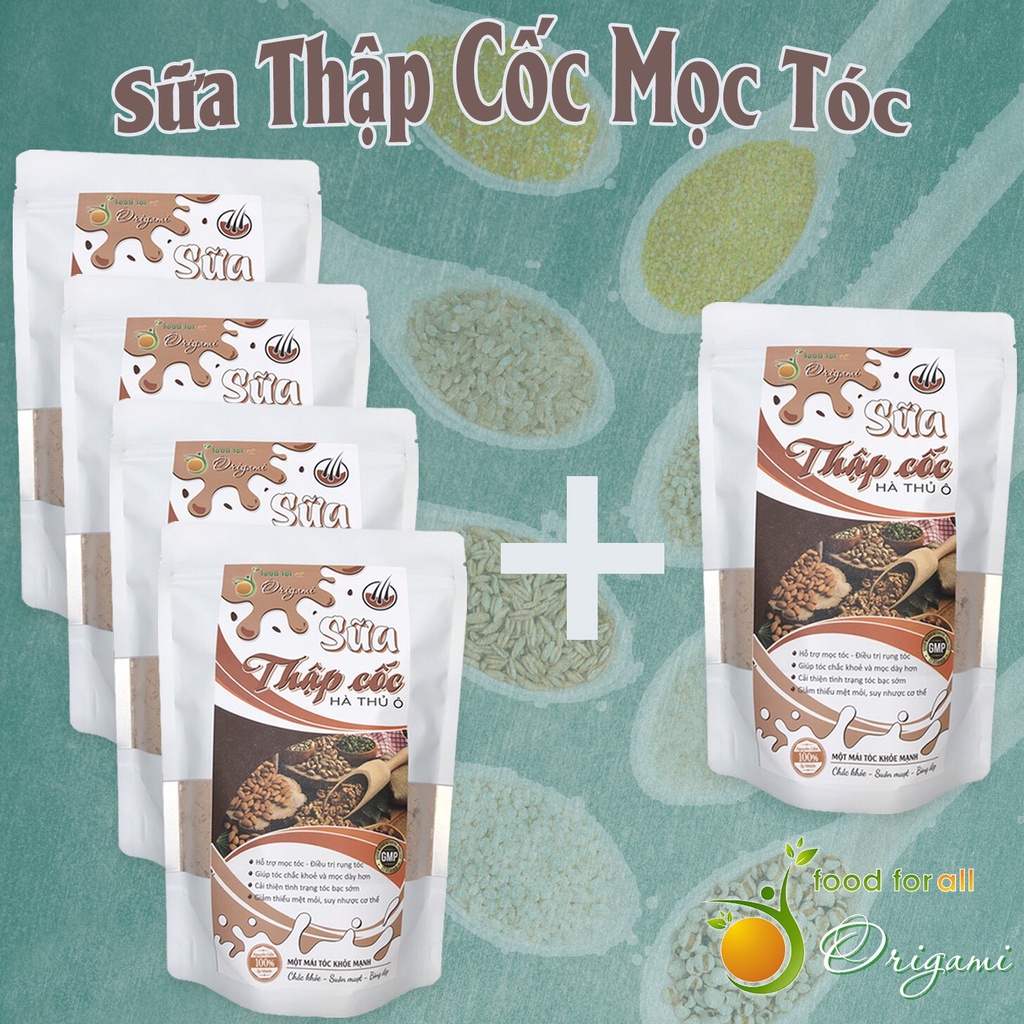 (COMBO 4 Túi + Tặng 1 Túi) Thập Cốc Hà Thủ Ô Hỗ Trợ Mọc Tóc Nhanh - Mọc tóc - Chống rụng tóc