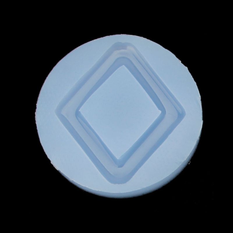 Khuôn Làm Móc Khóa Bằng Silicone Hình Oval Sáng Bóng