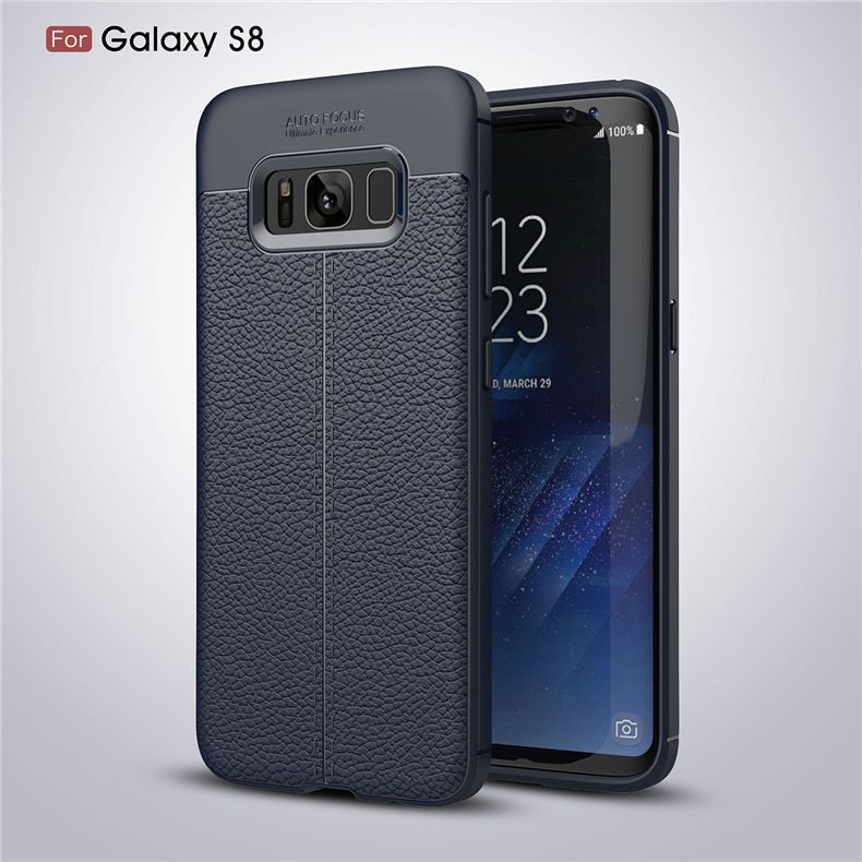 SAMSUNG GALAXY S8 PLUS - ỐP CAO SU GIẢ DA.
