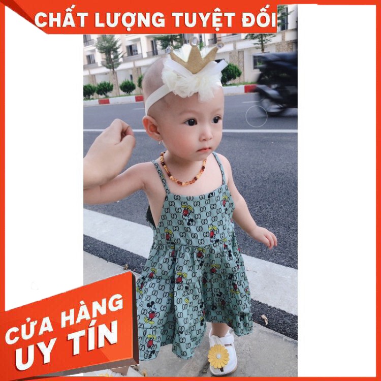 Bán sỉ Váy mickey xanh