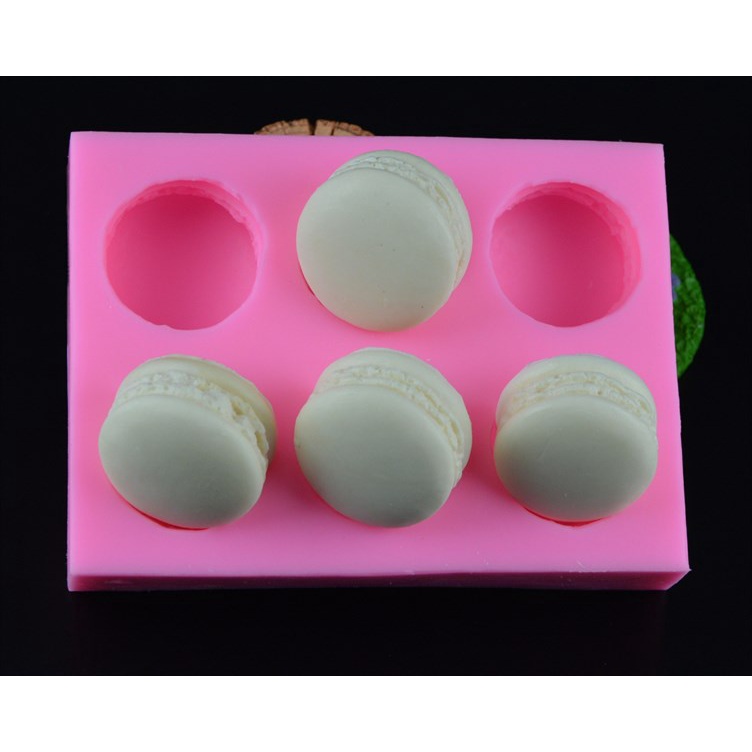 Khuôn Silicone Bánh Kẹo Bánh Macaron Vĩ 6