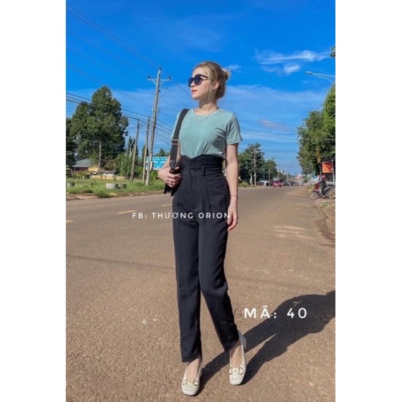 Quần tây 2 Nút Nhọn
