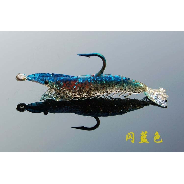 Mồi Tôm Giả Câu Cá 10cm / 9g