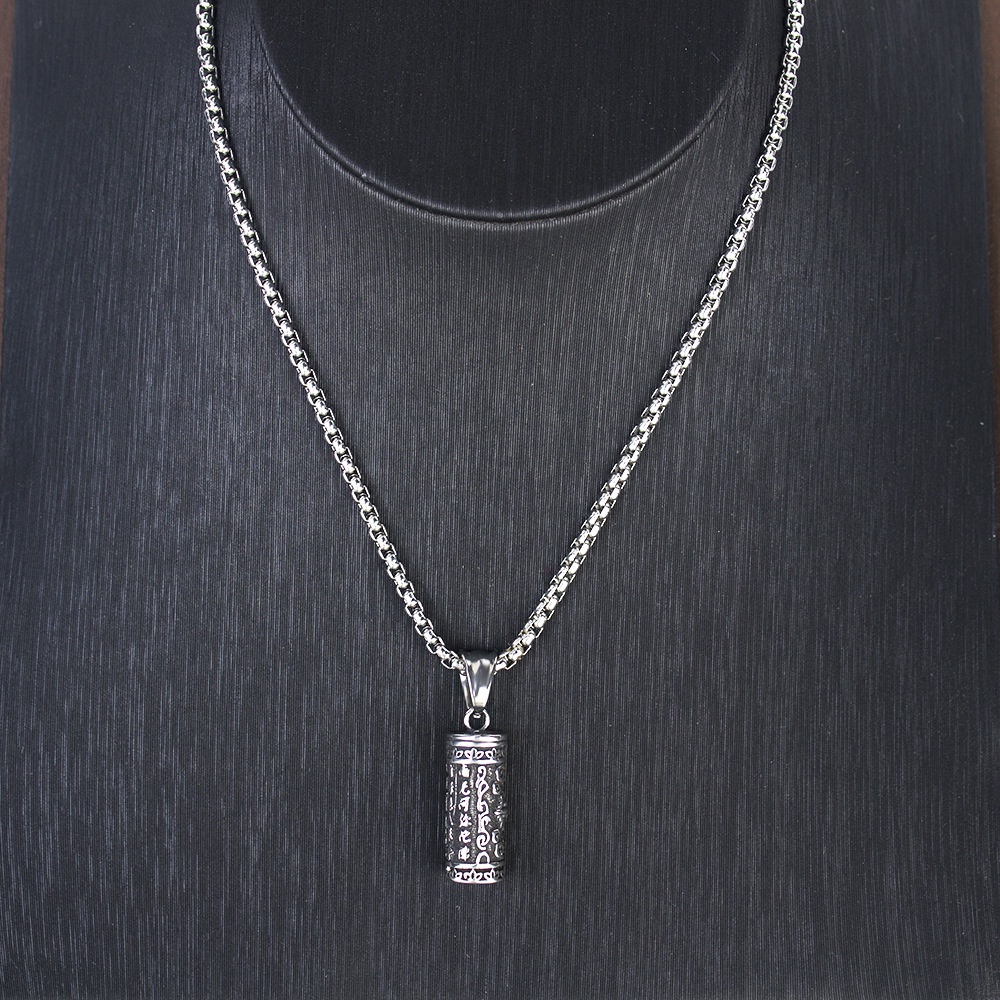 Vòng cổ bằng thép không gỉ phong cách Âu Mỹ thời trang