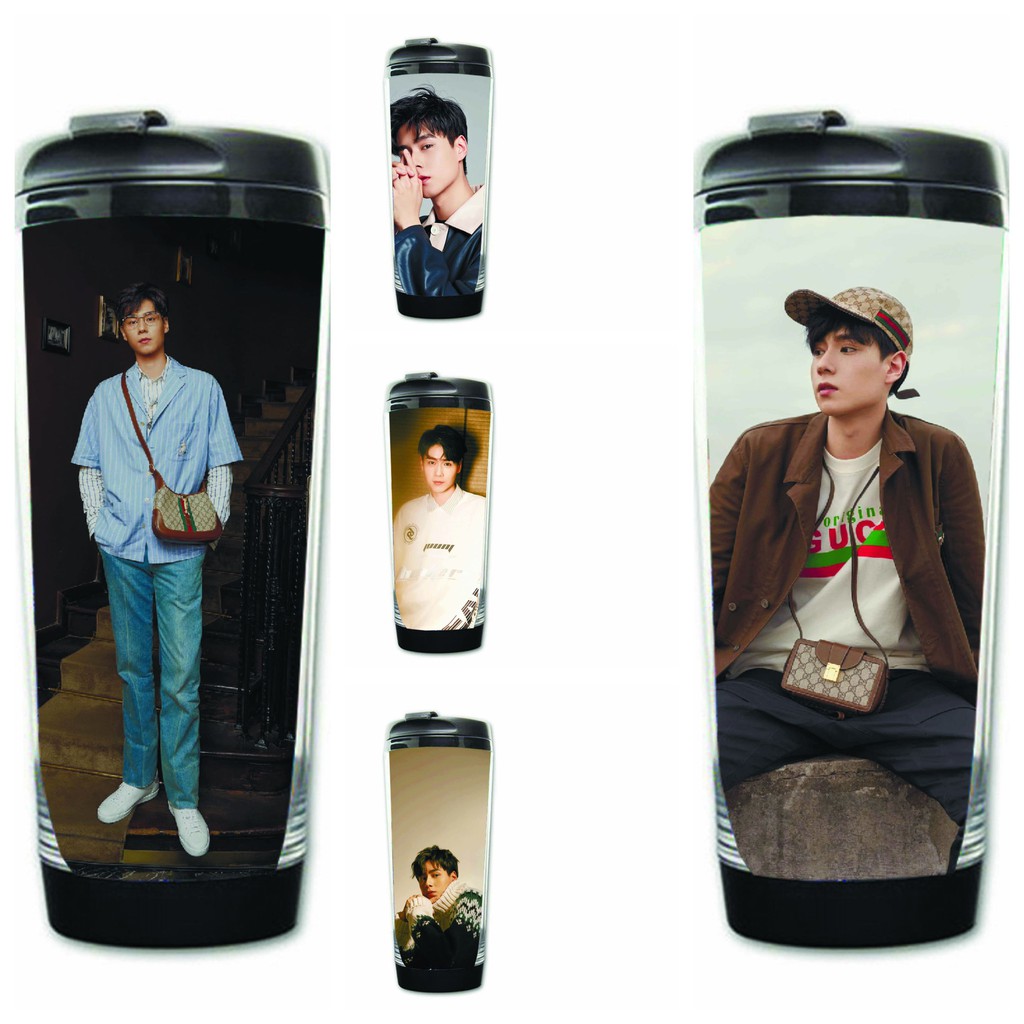 Bình nước IN HÌNH Hồ Nhất Thiên cốc đựng quà tặng tiện lợi