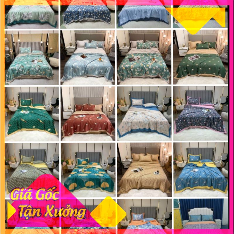 chăn lụa thái, chăn hè lụa thái trần bông cao cấp 2mx2m2