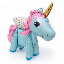 Bong bóng Pony 4D ( kỳ lân) dễ thương trang trí sinh nhật, đồ chơi cho bé