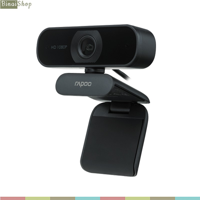 Rapoo C260 - Webcam Họp Trực Tuyến Phân Giải HD 1080p, Góc Siêu Rộng 95°, Tự Động Lấy Nét | BigBuy360 - bigbuy360.vn