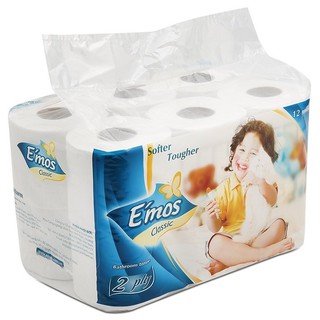Giấy vệ sinh Emos Classic 12 cuộn
