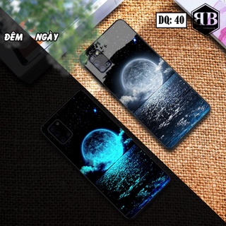 Ốp lưng kính Dạ Quang Samsung Galaxy A31 phát sáng trong đêm chống sốc tốt