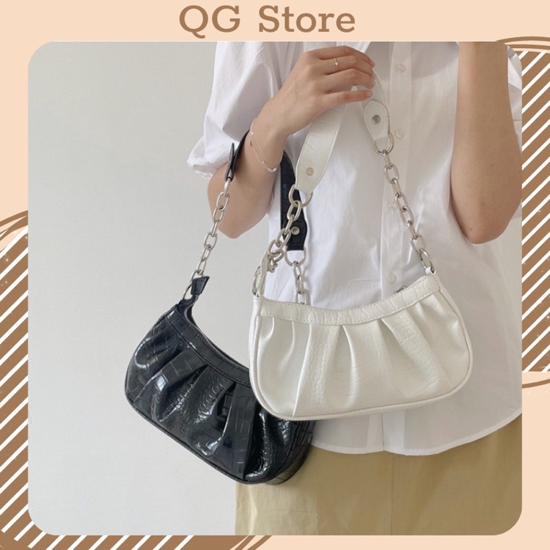 Túi đeo chéo nữ, túi đeo vai da rắn thời trang cực xinh