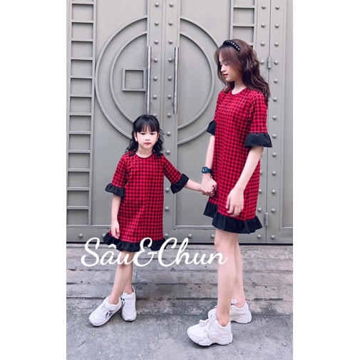 Đồng phục gia đình,Váy mẹ Bé