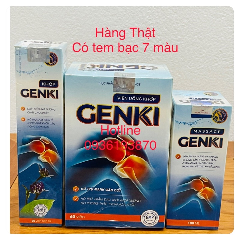 XƯƠNG KHỚP GENKI 👍 ❤️ KHỚP GENKI PHỤC HỒI XƯƠNG KHỚP