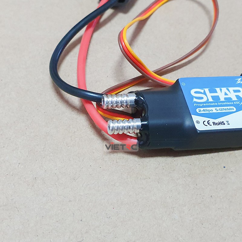 ESC ZTW Shark 30A/40A/50A/60A/70A/80A tản nhiệt nước để chế tàu/cano điều khiển từ xa