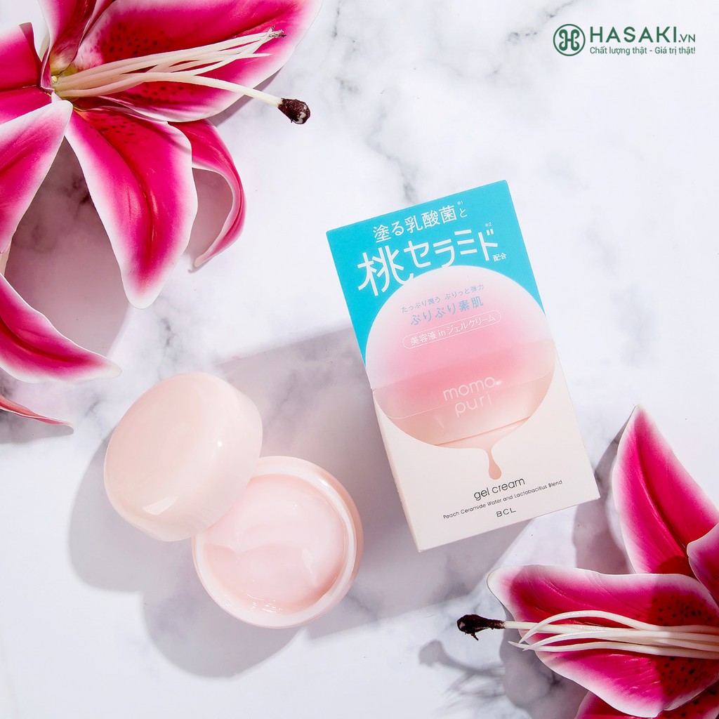 Gel Dưỡng Da Momopuri Hương Đào Gel Cream 80g