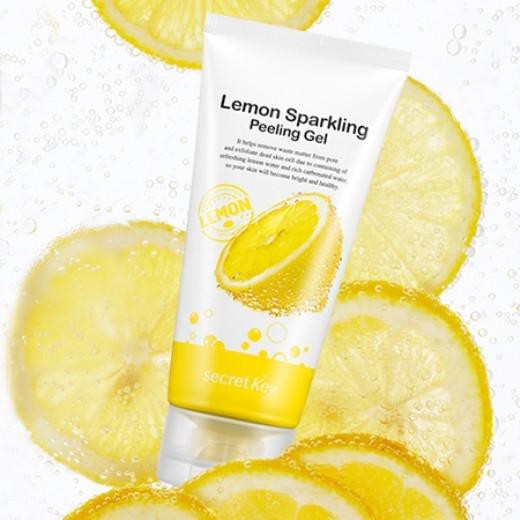Gel tẩy tế bào chết sáng da Secret Key Lemon Sparkling Peeling Gel 120g