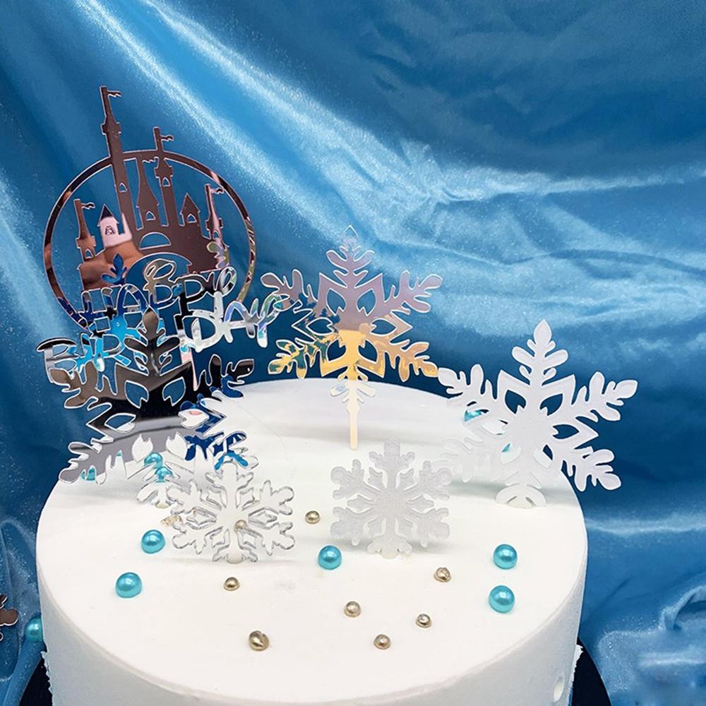 AUGUSTINA Topper Trang Trí Bánh Kem Hình Cây Thông Giáng Sinh