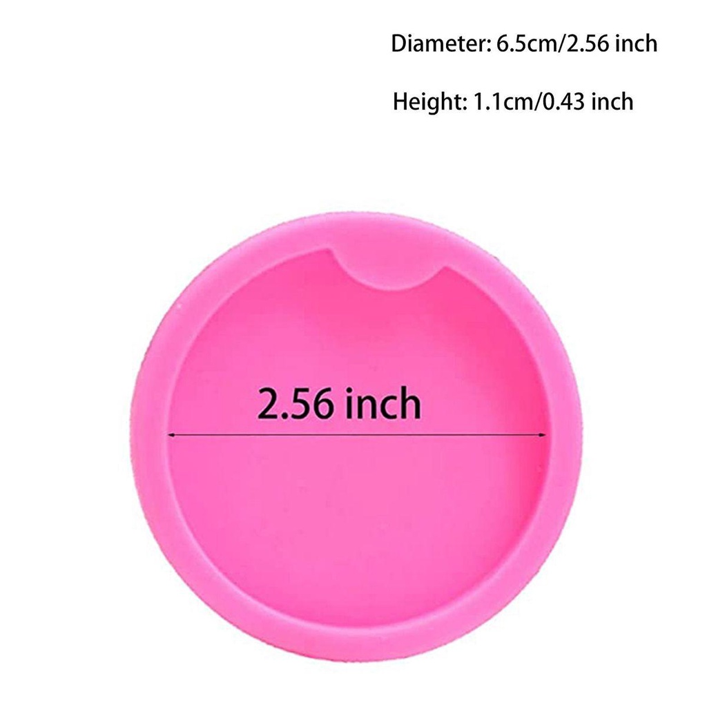 Khuôn Silicone Làm Móc Khóa / Trang Sức Hình Tròn