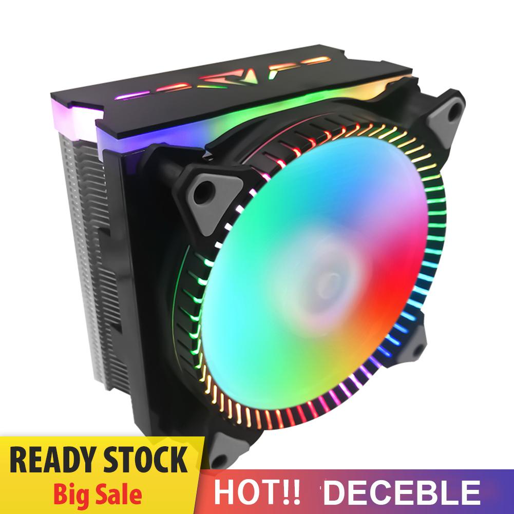 deceble T400i CPU Cooler 4 Copper Heatpipes 120mm RGB Fan for AMD LGA 115X 775 1366