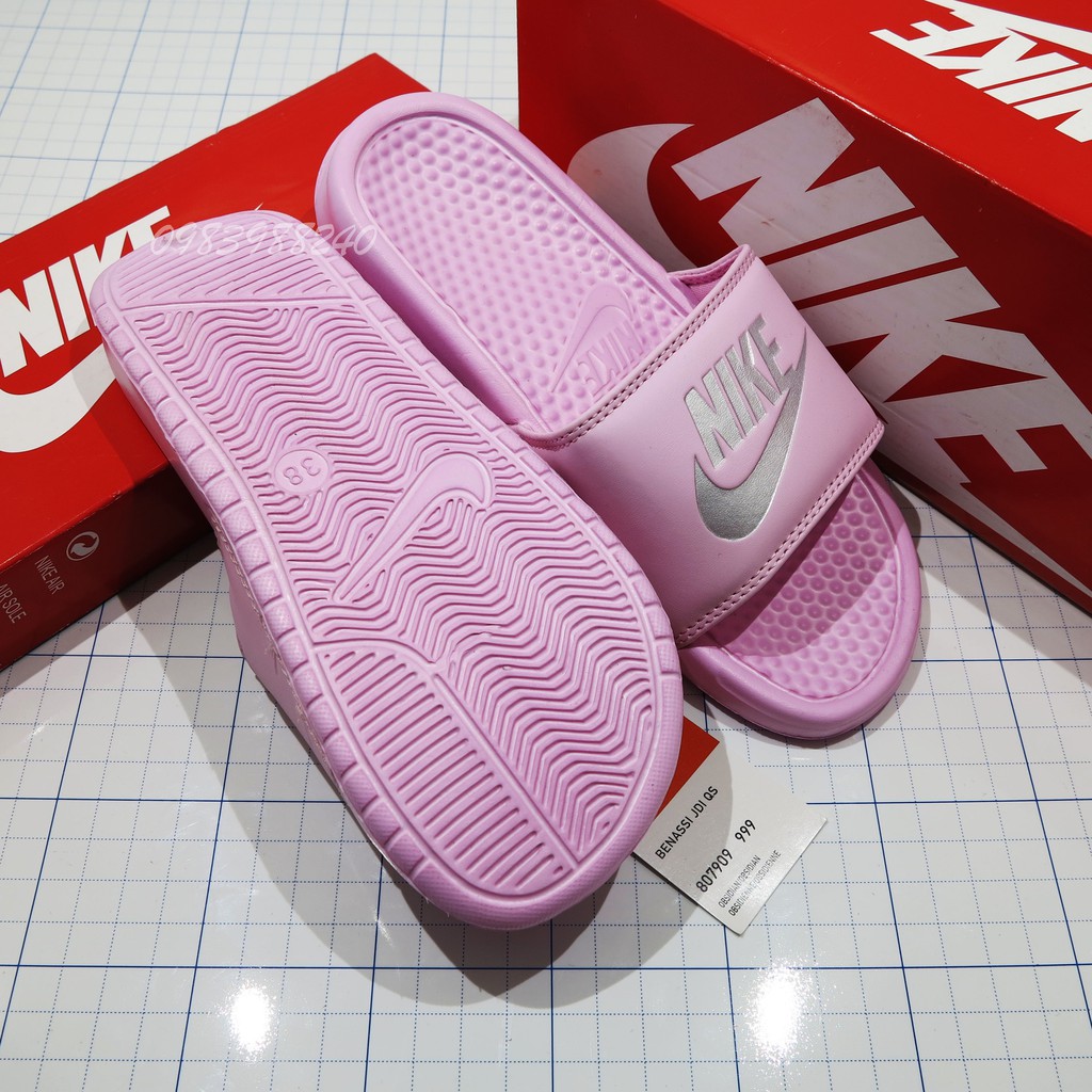 Dép Nike Nk FREE SHIP + hộp hãng + tem tag nike hàng loại 1.1 nike đế mềm êm hot trend quai ngang nam nữ. BH Slippers