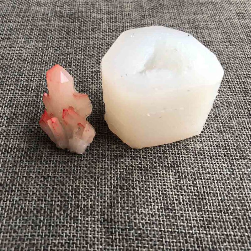 Khuôn silicone làm trang sức epoxy resin tạo hình cụm đá thạch anh tự nhiên độc đáo
