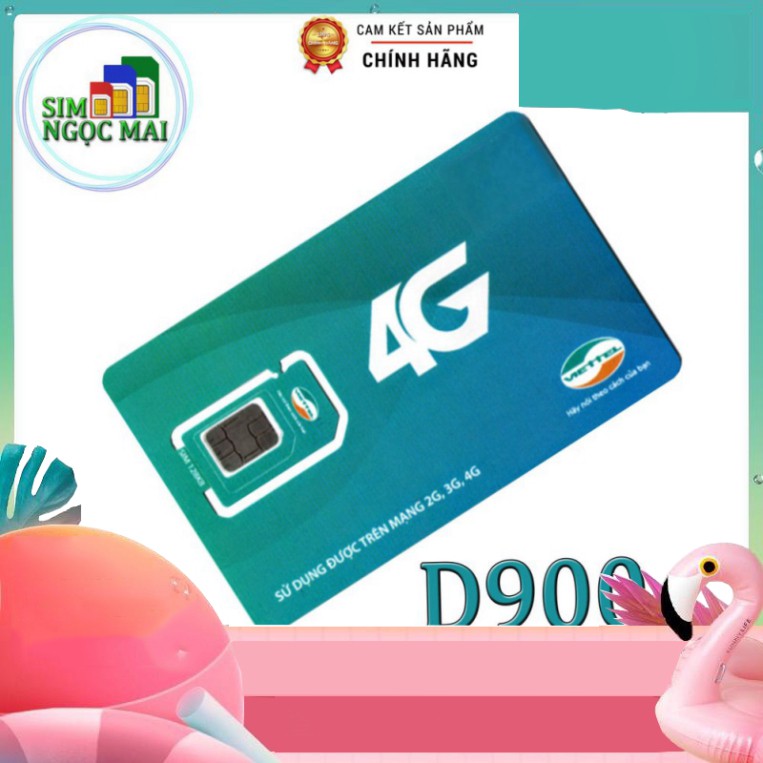 SALE CỰC RẺ Sim 4G Viettel D900 - D500 - D500T Trọn Gói 1 Năm Không Nạp Tiền - NGHE GỌI SALE CỰC RẺ